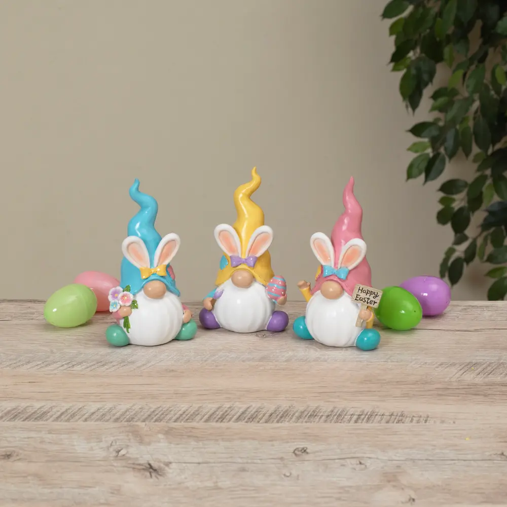Assorted 5.9 Inch Easter Gnome Figurines-1