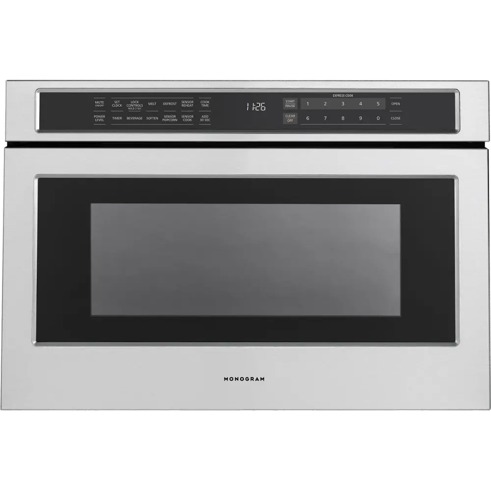 ZWL1126SRSS Monogram Built In Drawer Microwave - Stainless Steel-1