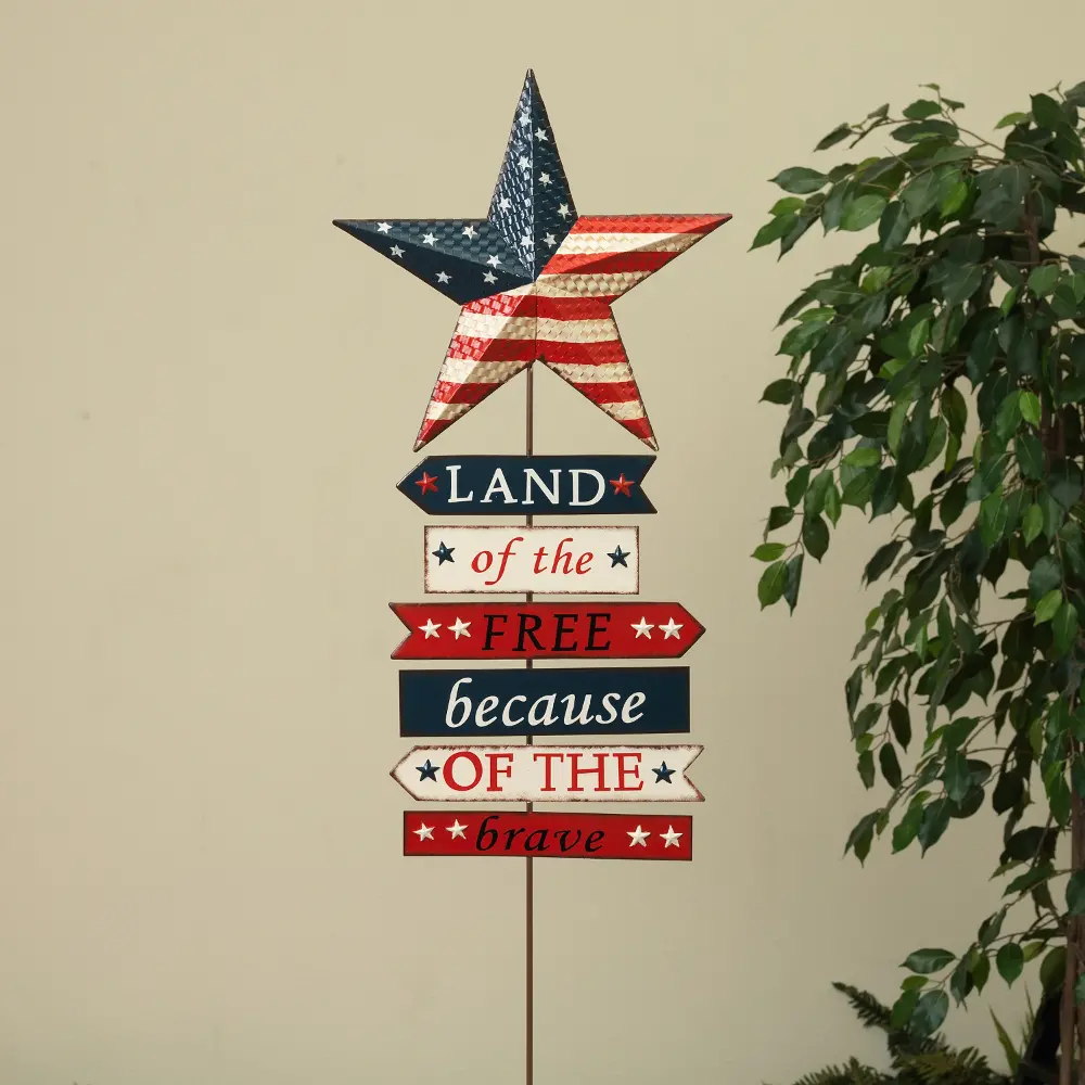 44 Inch Metal Americana Stake-1