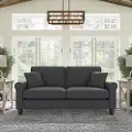 HDJ73BCGH-03K Hudson Charcoal Gray Sofa - Bush Furniture