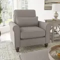 HDK36BBGH-03 Hudson Beige Accent Chair with Arms - Bush Furniture