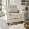 HDK36BCRH-03 Hudson Cream Accent Chair with Arms - Bush Furniture