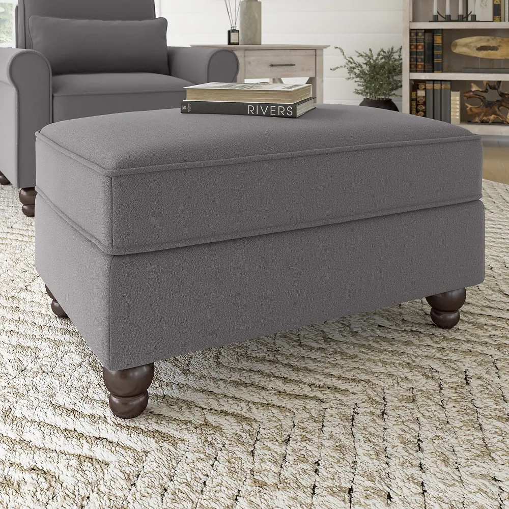 HDO34BFGH-Z Hudson Gray Storage Ottoman - Bush Furniture-1