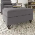 HDO34BFGH-Z Hudson Gray Storage Ottoman - Bush Furniture