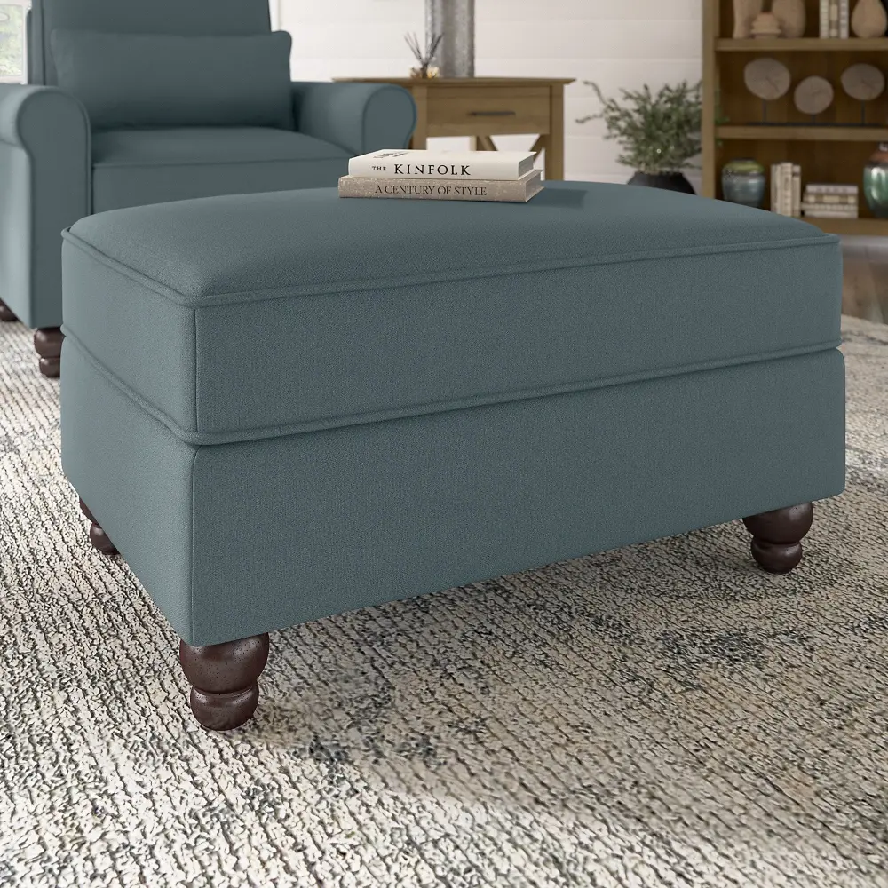 HDO34BTBH-Z Hudson Blue Storage Ottoman - Bush Furniture-1