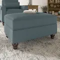 HDO34BTBH-Z Hudson Blue Storage Ottoman - Bush Furniture