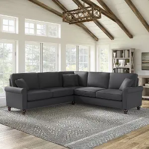 Dark charcoal online grey sectional