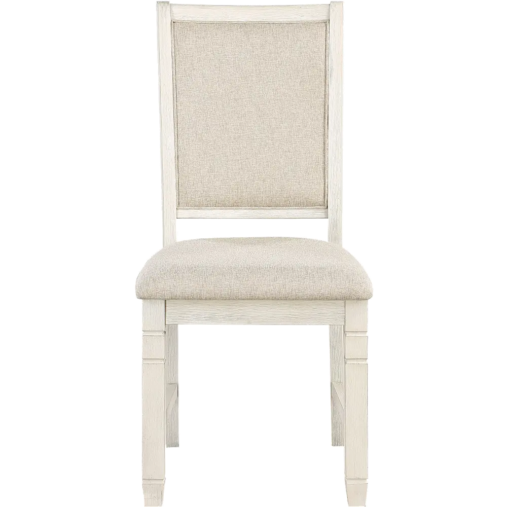 Asher Antique White Dining Room Chair-1