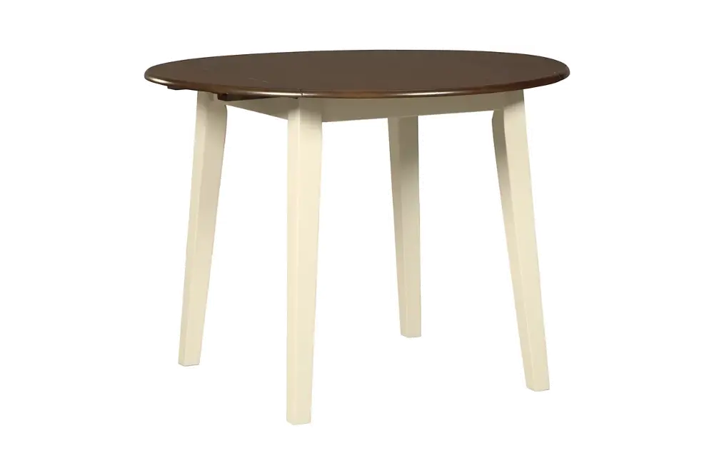 Woodville Cream Round Dining Room Table-1