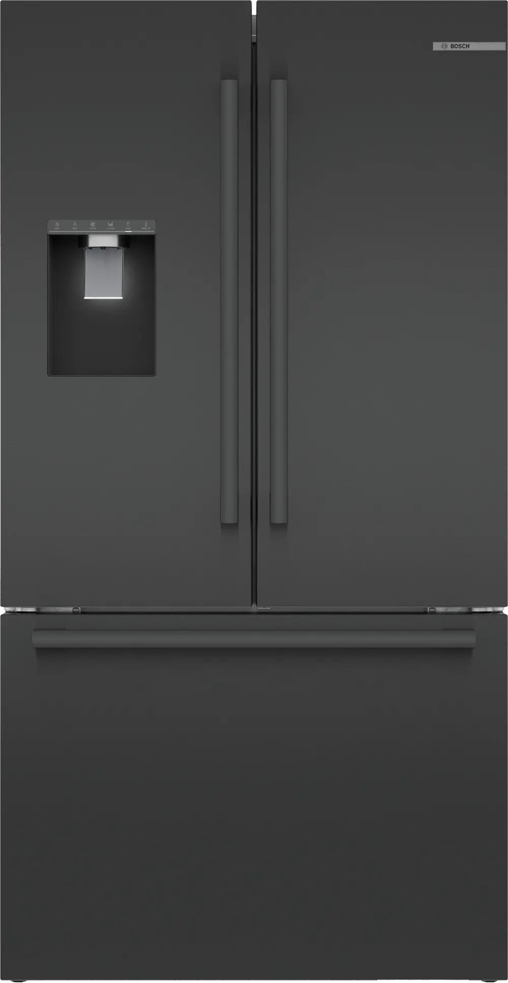 B36FD50SNB Bosch 500 Series 26 cu ft French Door Refrigerator - Black Stainless Steel-1
