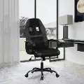 Yolanda Black Faux Leather Gaming Office Chair