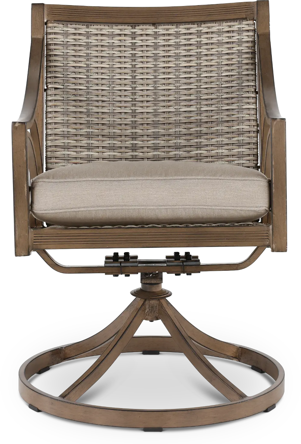 AFE09001P04/SWVLCHR Potomac Brown Patio Swivel Chair-1