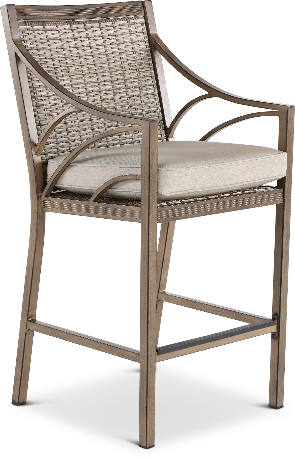 FE09009P03/BRST Potomac Brown Patio Bar Stool-1