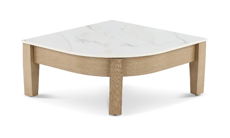 Sonata Natural Patio Corner Table