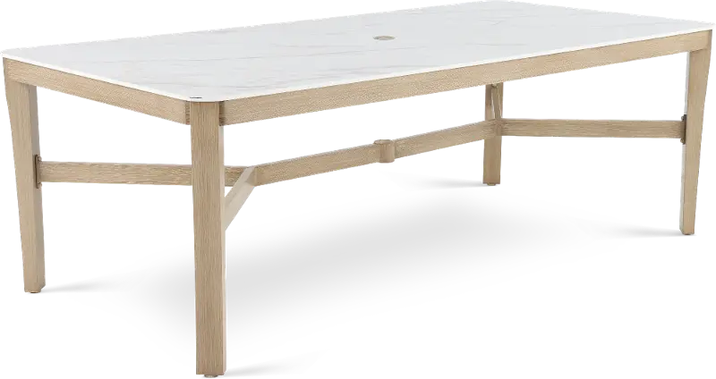 Sonata White Patio Dining Table