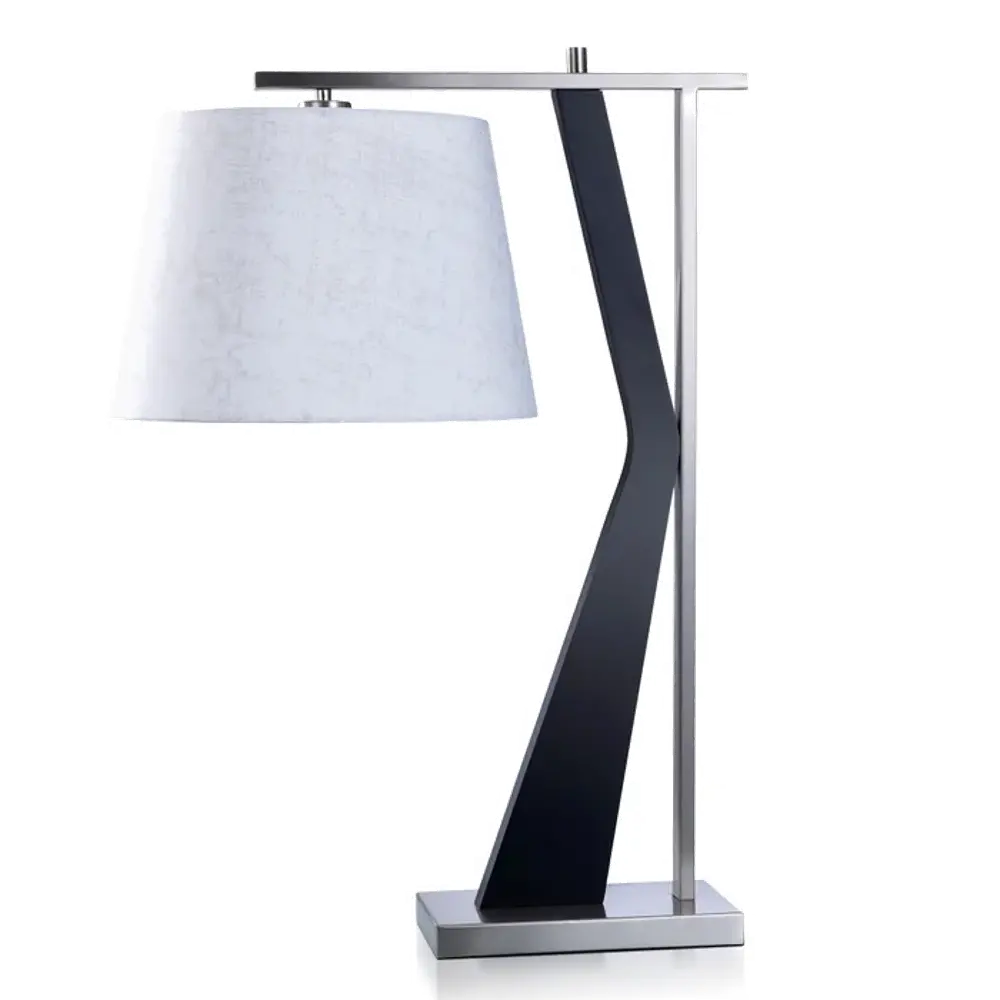 27 Inch Silver Desk Lamp-1