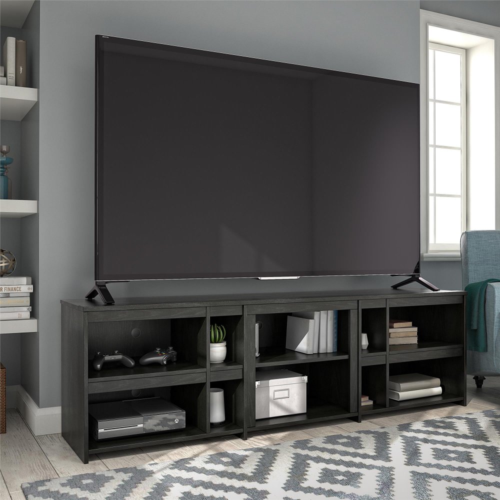 112833454 Miles Black Oak 70 TV Stand sku 112833454