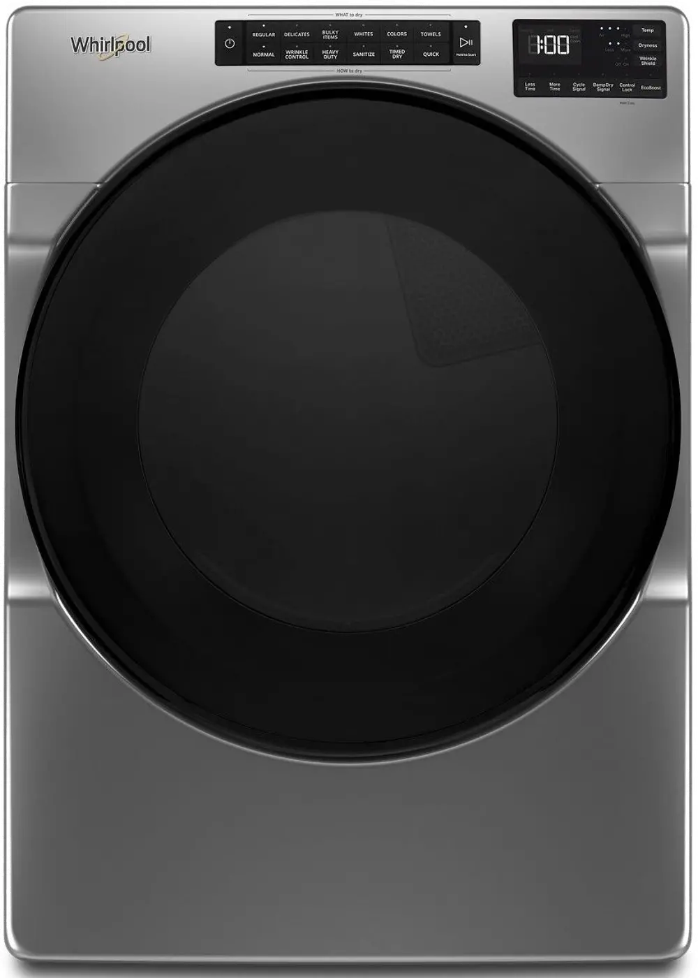 WED5605MC Whirlpool 7.4 cu ft Electric Dryer - Chrome Shadow W5605-1
