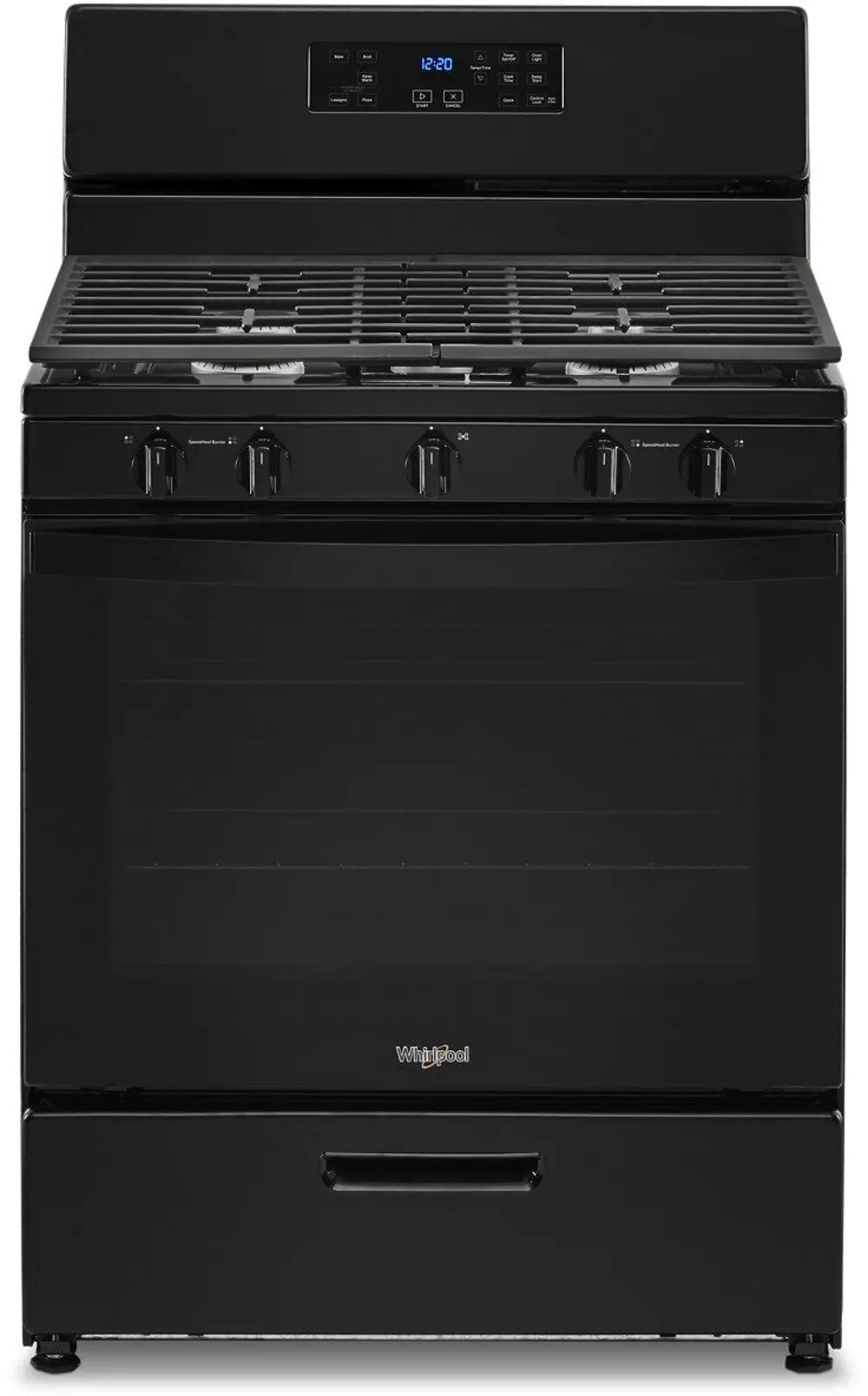 WFG505M0MB Whirlpool 5.1 cu ft Gas Range - Black-1