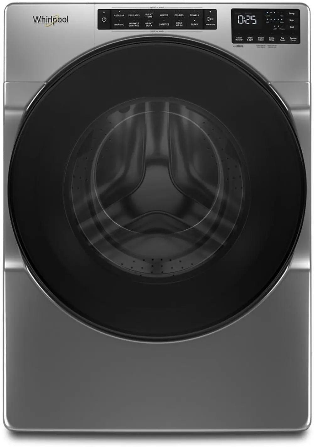 WFW6605MC Whirlpool 5 cu ft Front Load Washer - Chrome WFW6605C-1
