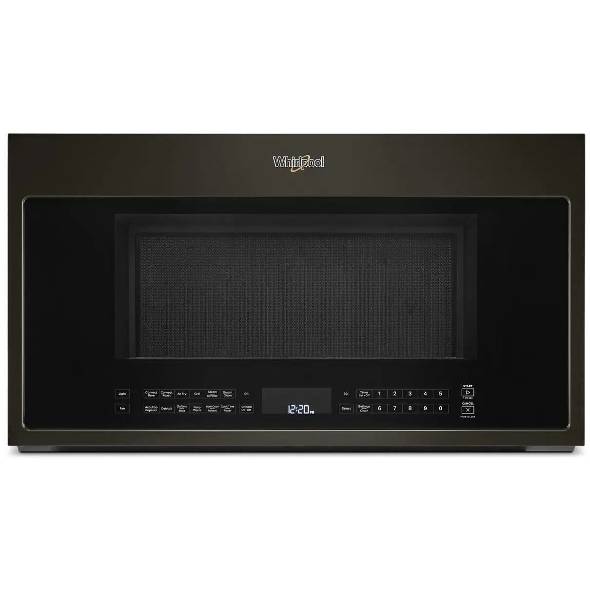 WMH78519LV Whirlpool 1.9 cu ft Over the Range Microwave - Black Stainless Steel-1