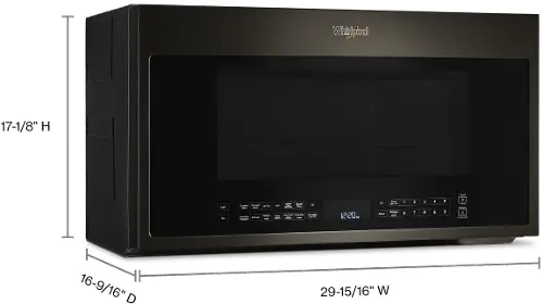 Whirlpool 1.9 Cu. ft. Microwave with Air Fry Mode Stainless Steel