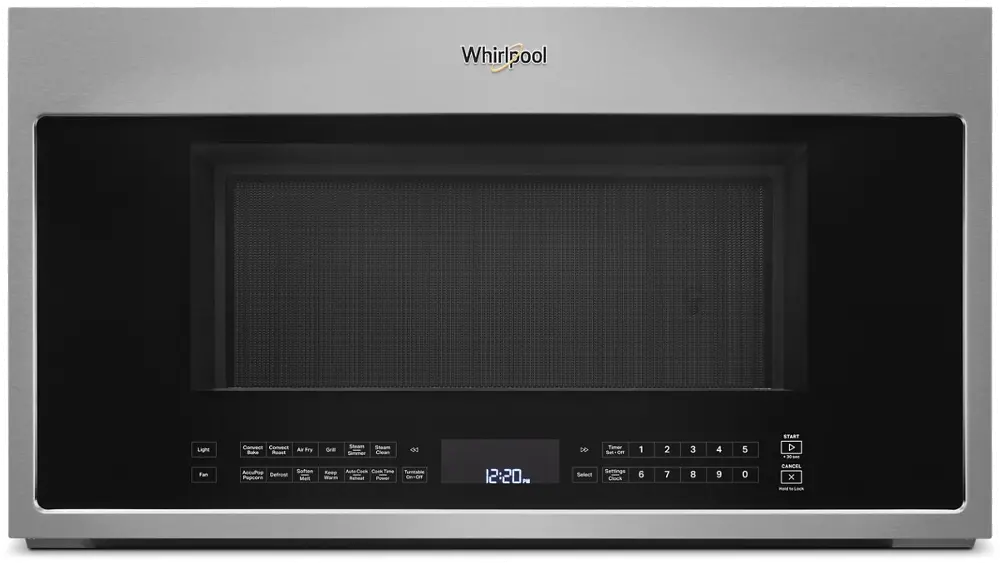 WMH78519LZ Whirlpool 1.9 cu ft Over the Range Microwave - Stainless Steel-1