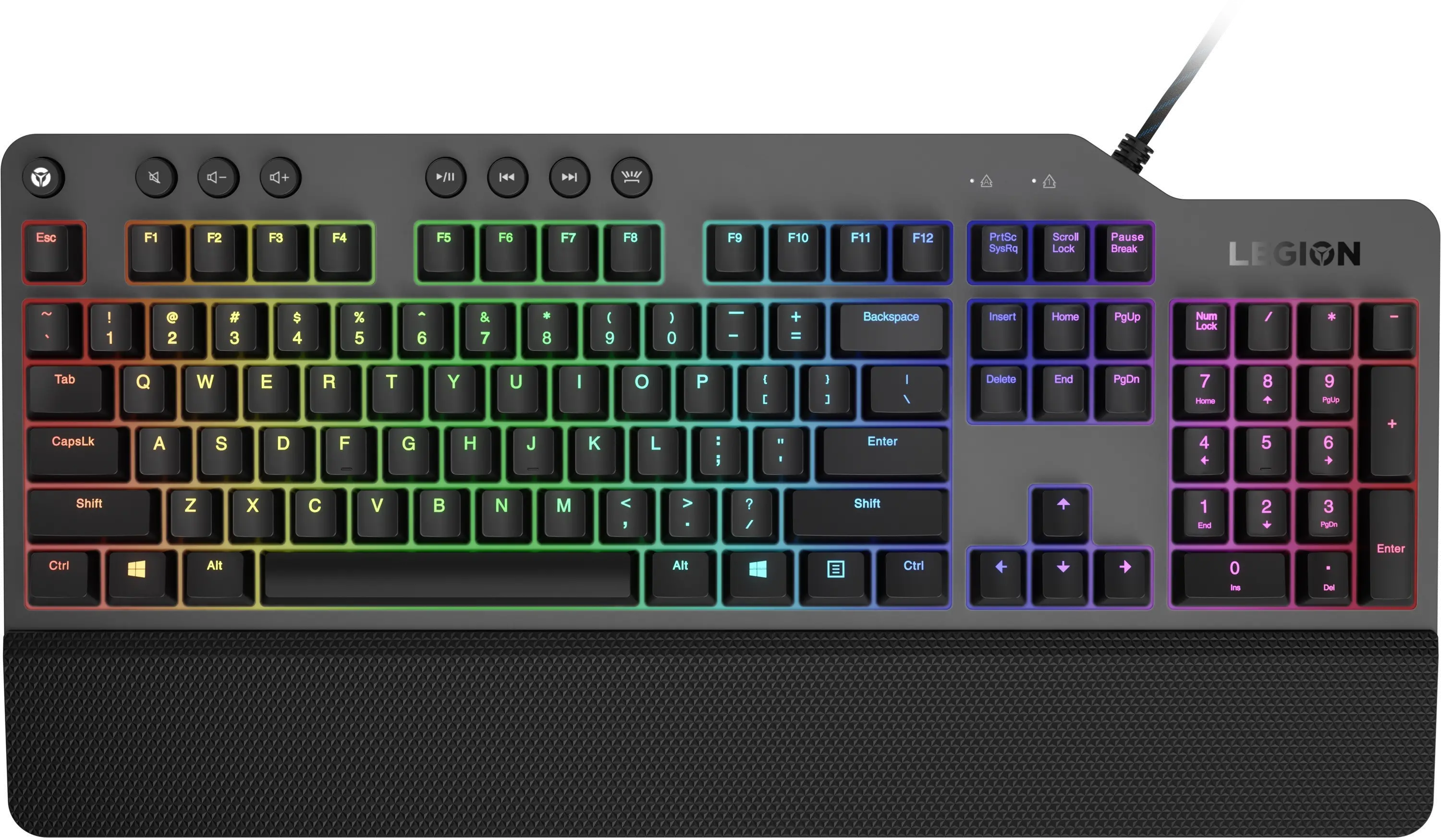 Photos - Keyboard Lenovo Legion K500 Gaming  GY40T26478 