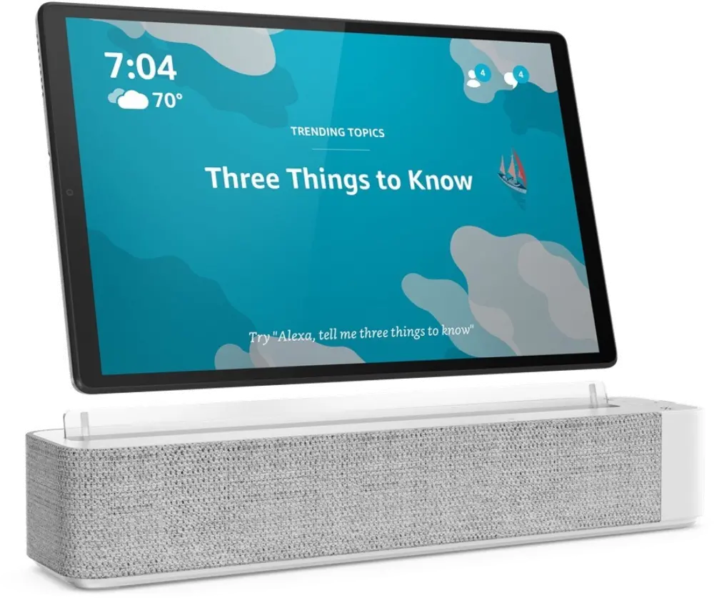 ZA6M0013US Lenovo Tab M10 10.3  Tablet with Alexa Smart Dock - Gray-1