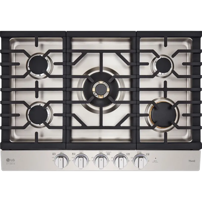 CBGS3028S LG Studio 30 Inch Gas Cooktop - Stainless Steel-1