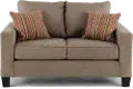 Paisely Brown Loveseat
