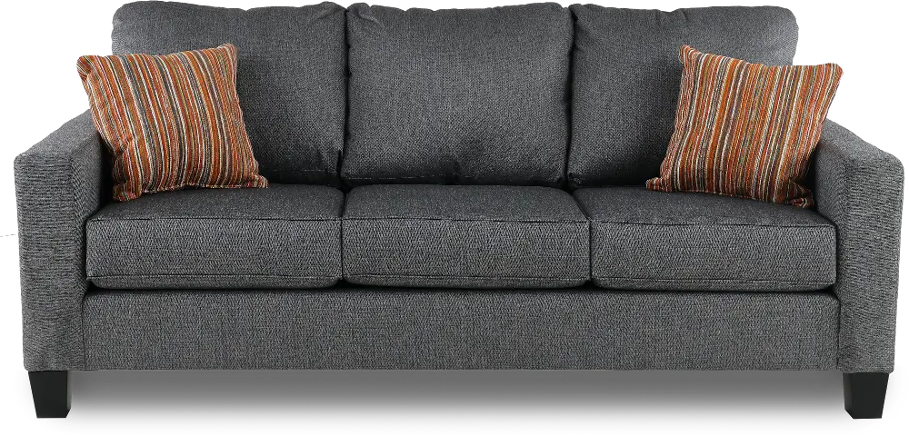 Paisely Slate Gray Sofa-1