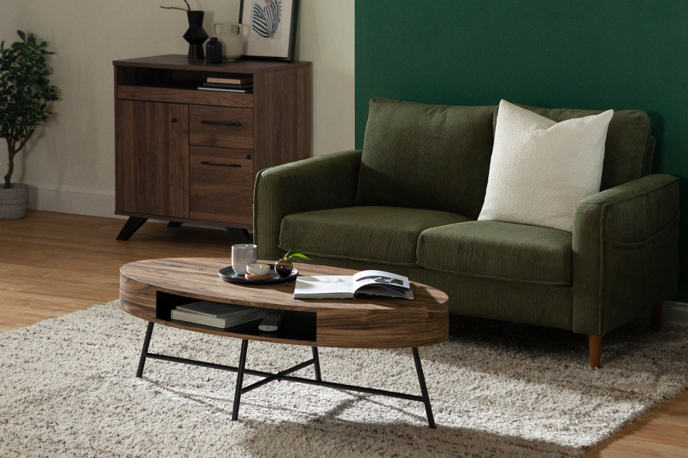 Mezzy Natural Acacia Coffee Table - South Shore