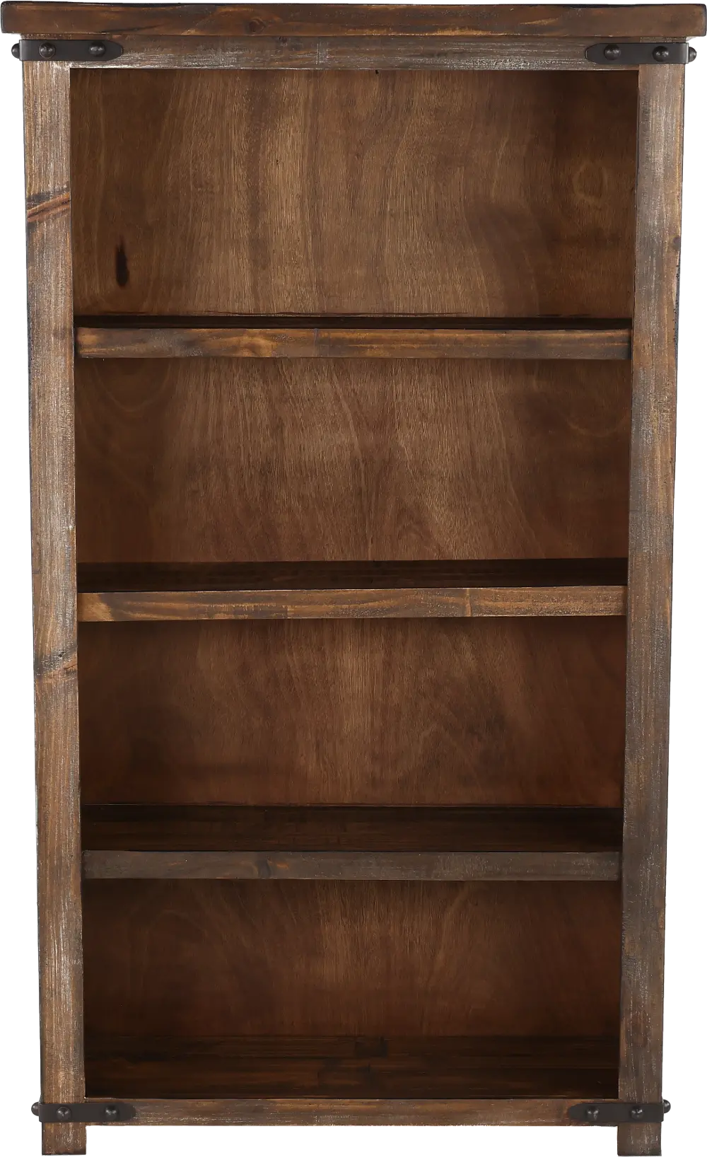 Tulum 60  Rustic Brown Bookcase-1