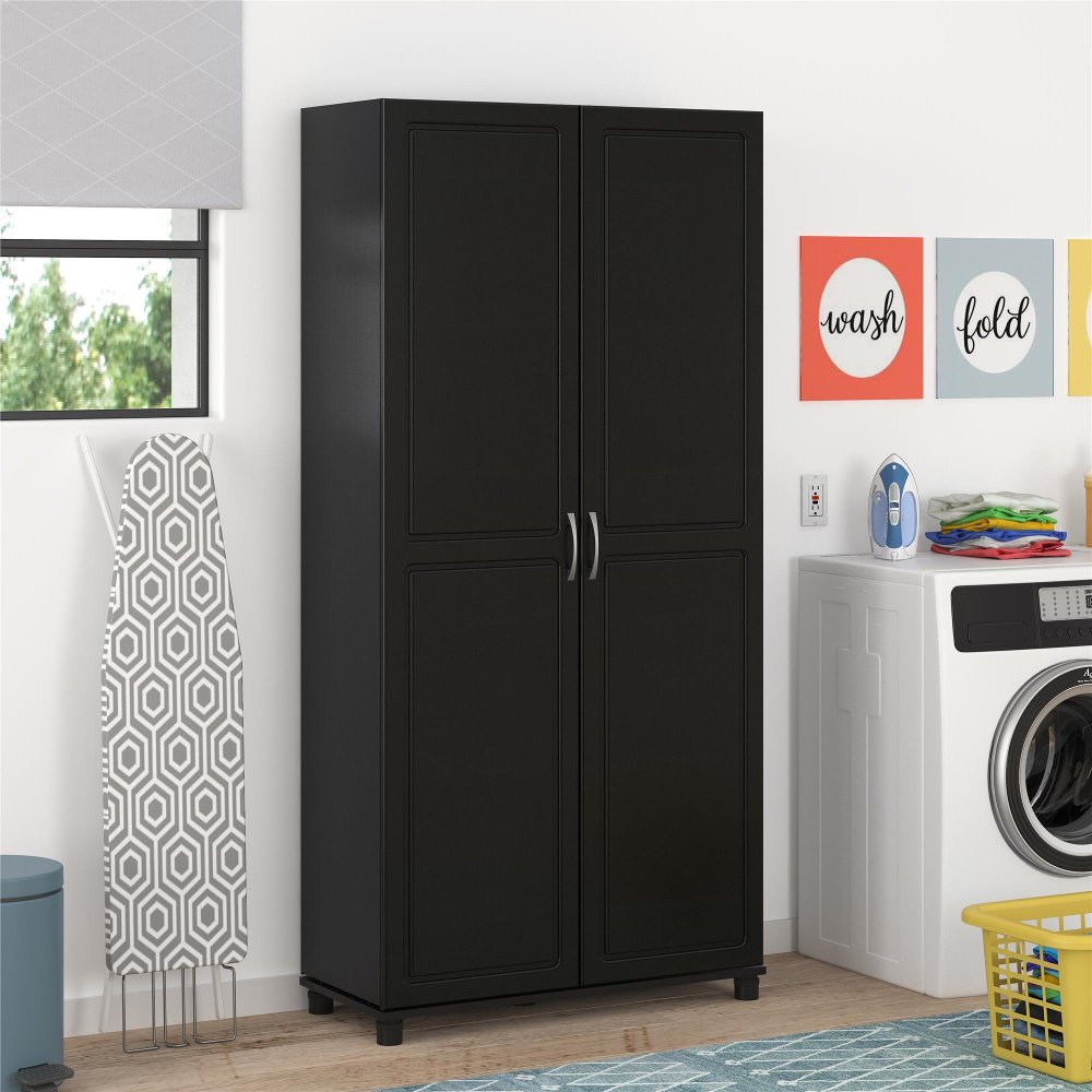 112858856 Kendall Black 36 Utility Storage Cabinet sku 112858856