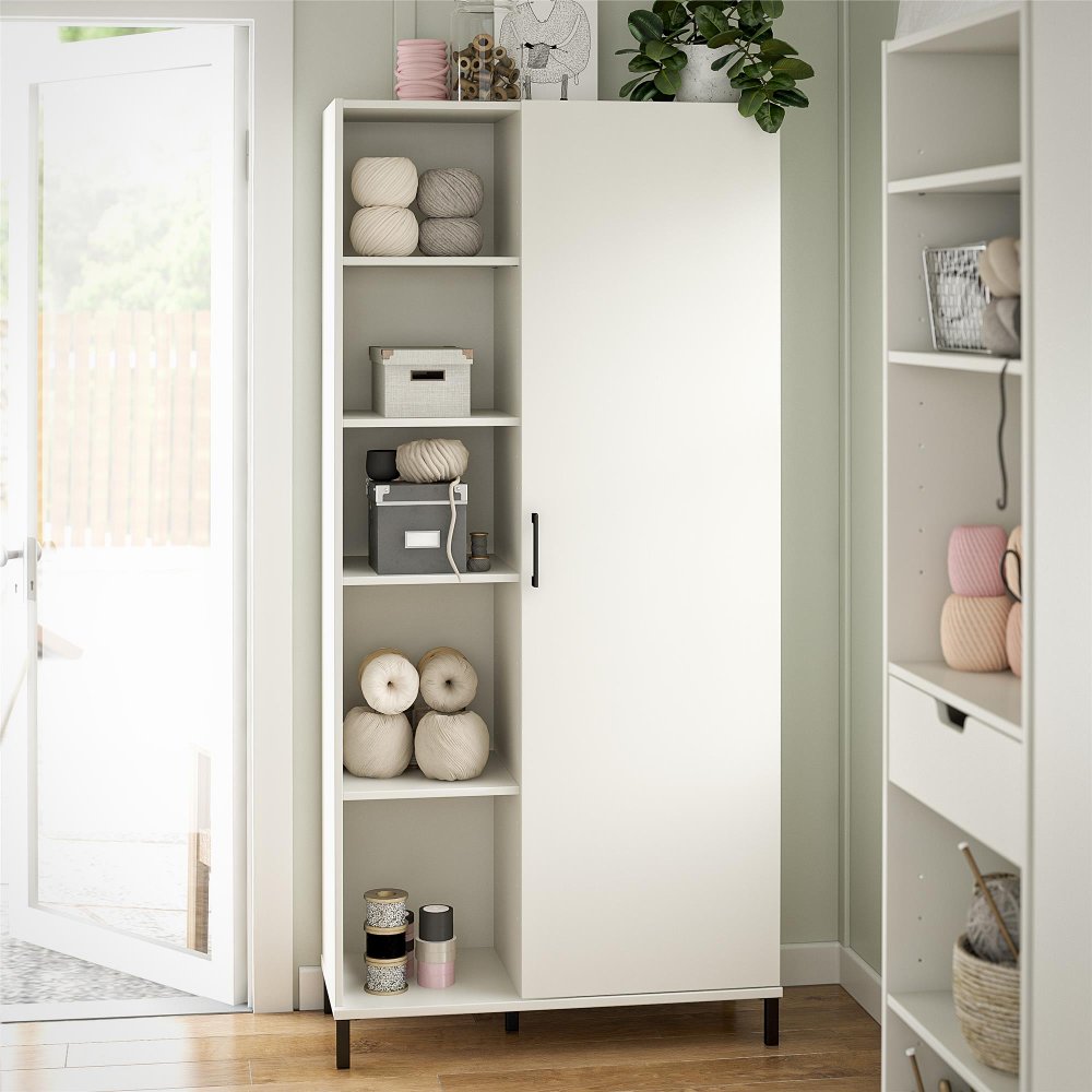 Versa White 36 1-Door Cabinet