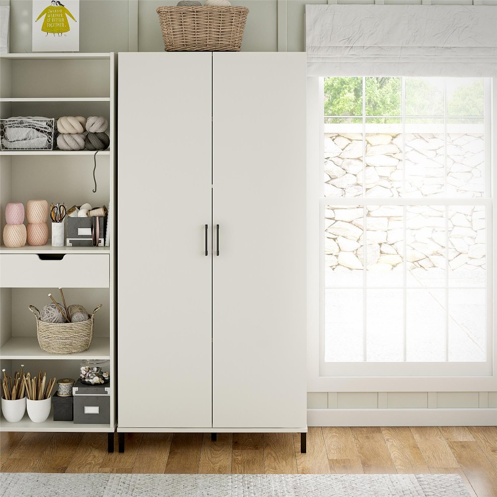 Versa White 36 2-Door Storage Cabinet