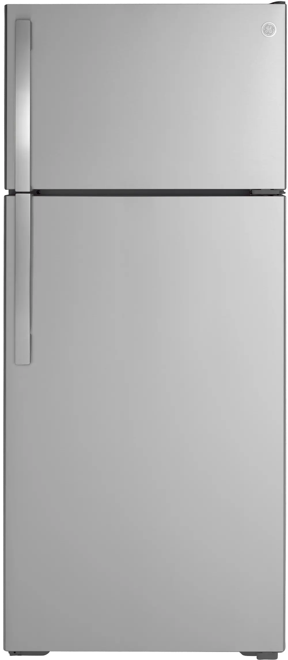 GIE18GSNRSS GE 17.5 Cu Ft Top-Freezer Refrigerator - Stainless Steel-1