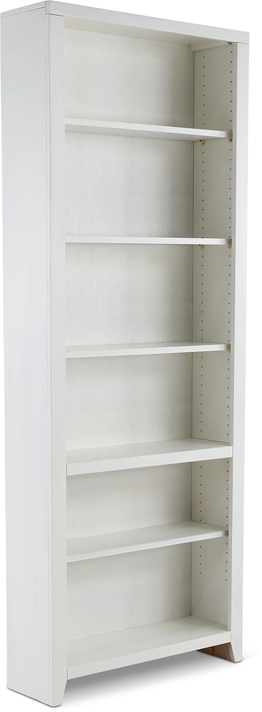 Urban Loft 84  White Bookcase-1
