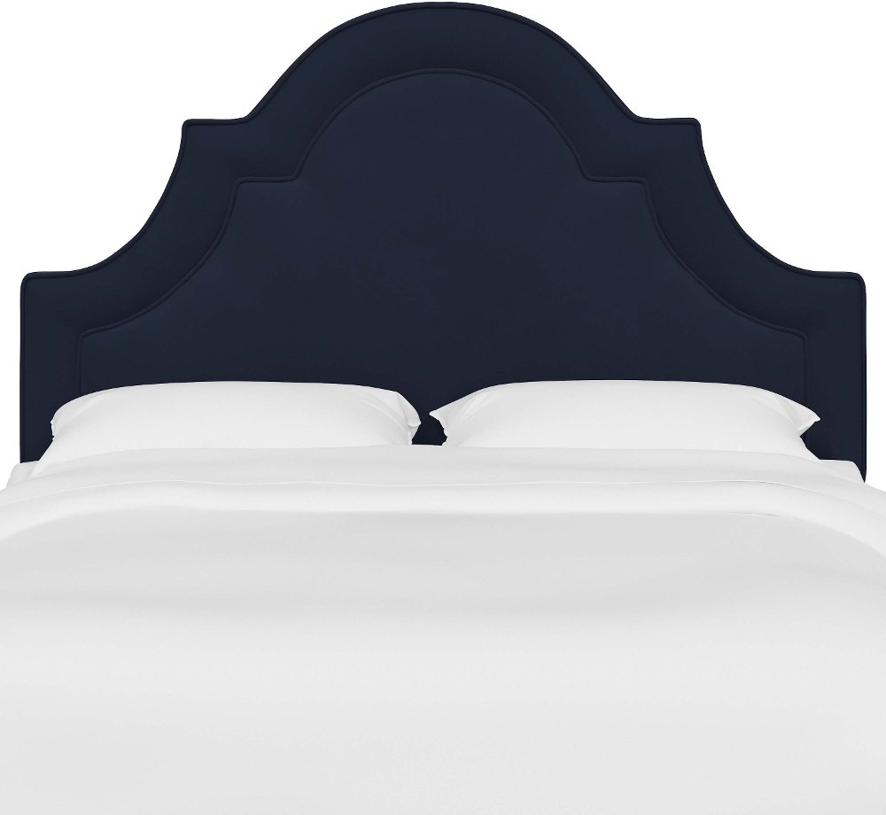 Jolie Velvet Ink Twin Headboard - Skyline Furniture