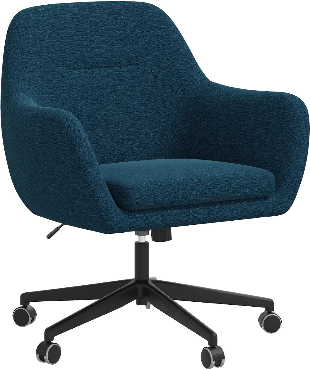 35-9ZMNV Olivia Navy Blue Office Chair - Skyline Furniture-1