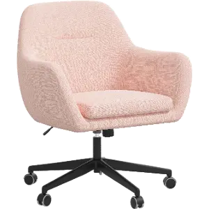 Rose pink best sale office chair