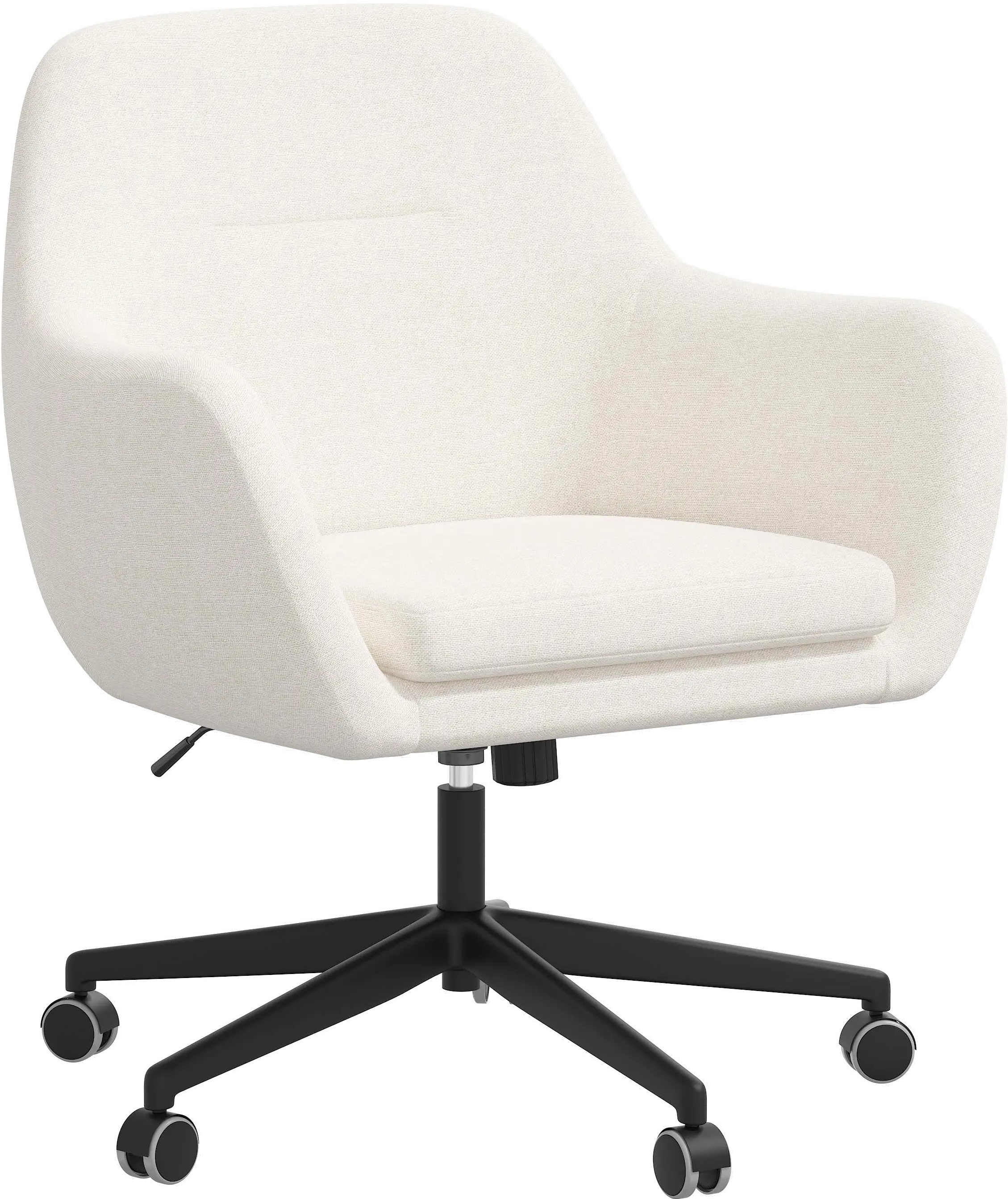 35-9ZMWHT Olivia White Office Chair - Skyline Furniture sku 35-9ZMWHT