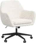 35-9ZMWHT Olivia White Office Chair - Skyline Furniture