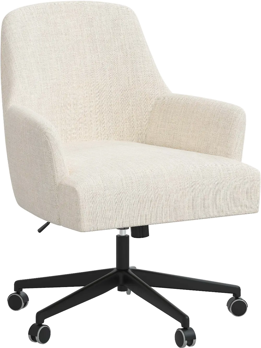 78-9LNNTLC Hudson Linen Talc Office Chair - Skyline Furniture-1
