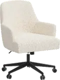 78-9LNNTLC Hudson Linen Talc Office Chair - Skyline Furniture