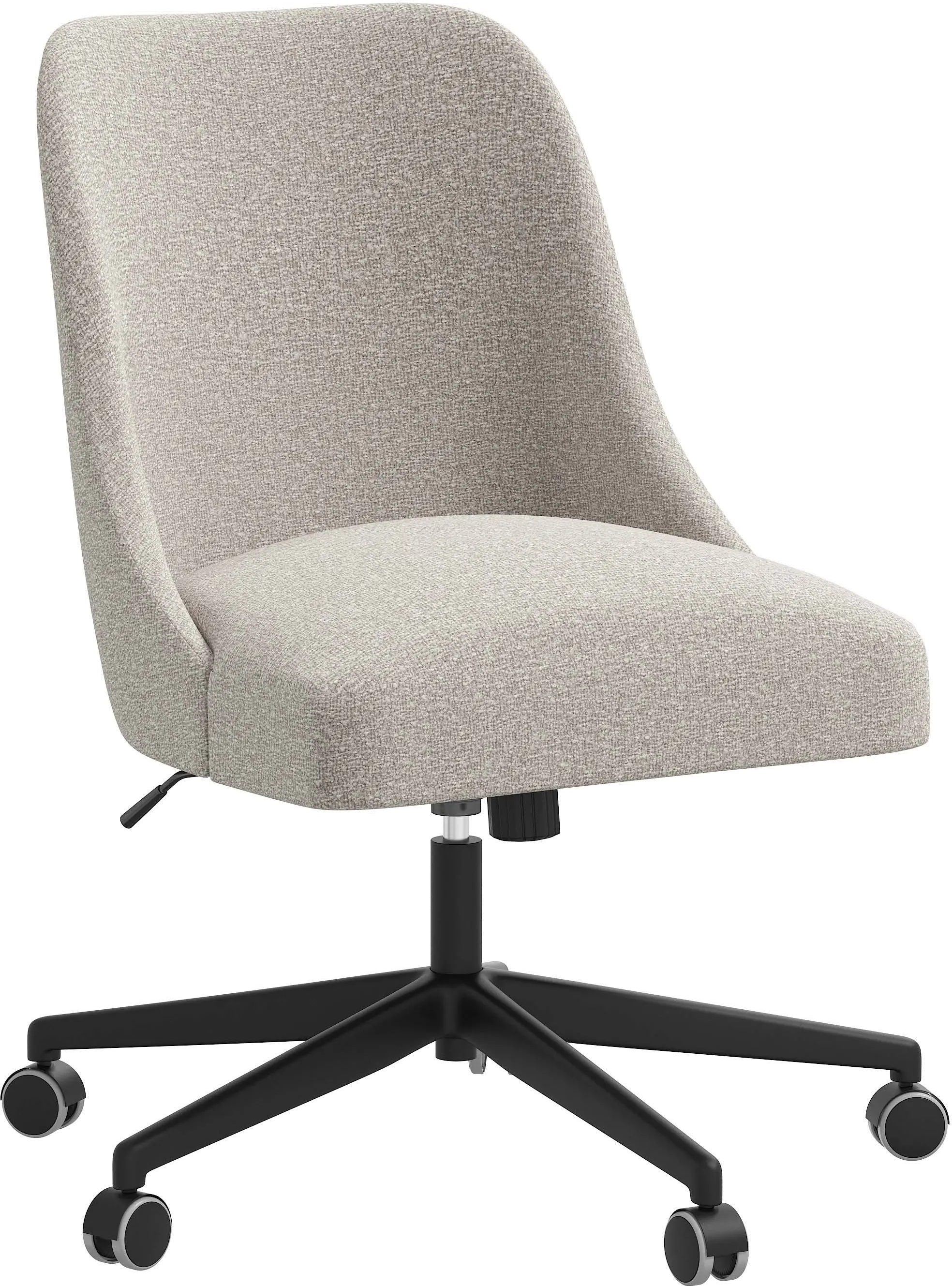 Spencer Elephant Gray Office Chair - Skyline Furniture