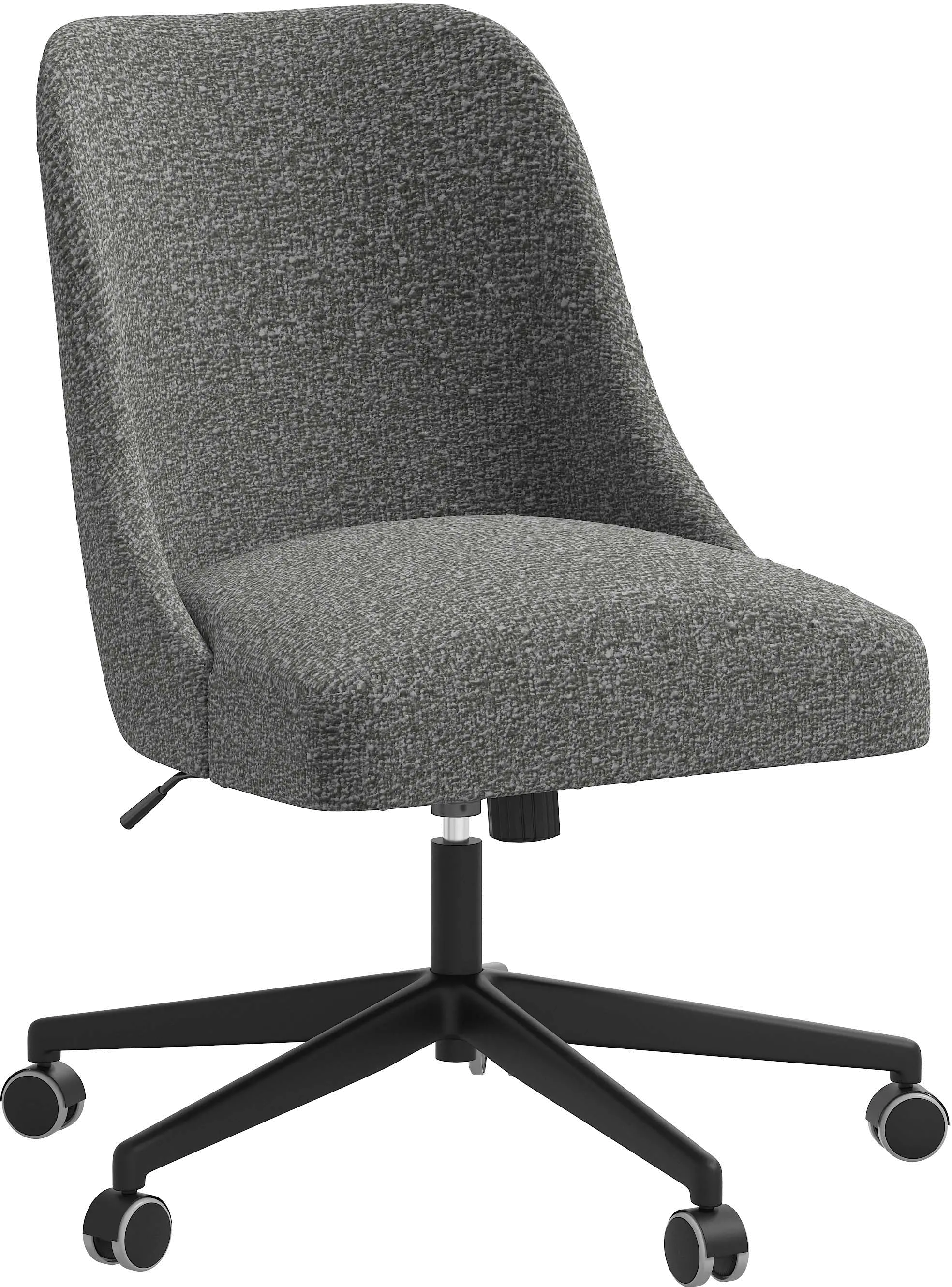Spencer Smoke Gray Office Chair - Skyline Furniture