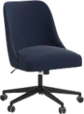 84-9VLVINK Spencer Velvet Ink Office Chair - Skyline Furniture