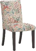 63-6FRDSSNOGA Drew Frolic Desert Printed Dining Chair - Skyline Furniture